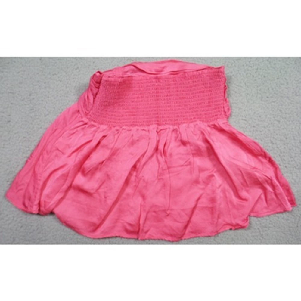 Aerie Skirt Womens Size Small Pink Uptown Mini Smocked Waistband Ruched NWT - Picture 4 of 12